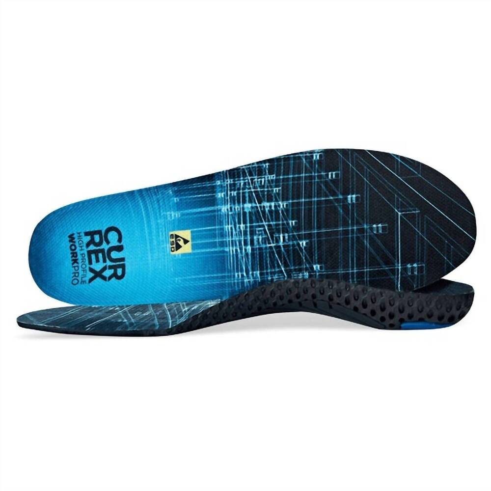 NEW CURREX workpro esd insoles in high - blue